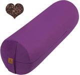 NEW Retails $86, FelizMax Organic Buckwheat Bolster(24X9 in) Yoga Bolster Supportive Yoga Cushion for Restorative Yoga Accessories Meditation Pillow Reading Pillow Floor Pillow Large Round Cylinder