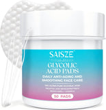 NEW Sealed Glycolic Acid Pads, 50 Toner Pads for Face Cleansing, Christmas Stocking Stuffers, Gifts for Women Exfoliating Pad Chemical Peel with Salicylic Acid, BB: 02/28