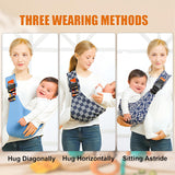NEW Green Baby Sling Carrier, 2025 New Baby Carrier, Adjustable Baby Sling, Anti-Slip Hip Seat Portable Toddler Carrier, Carrying 10-30 lbs, Sling is GREEN