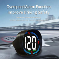 NEW H2 USB GPS Car Hud Head Up Display Speedometer Windshield Projector Speeding Alarm Compass Car Auto Accessories, Green Light