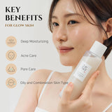 NEW Beauty of Joseon Glow Replenishing Rice Milk 5.07 fl.oz (150ml) - Facial Sebum Toner for Oily Combination Skin, Korean Moisturizing Care, BB: 12/27