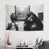 NEW BLOOMBOMBS Suicide Music Boys Tapestry Wall Hanging For Bedroom Living Room Dormitory Aesthetic Blanket Home Decor Tapestries 60×40 Inch