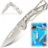 NEW MASTON Folding Shuffle Knife, compact, multi-purpose utility for everyday carry, OURS IS BLACK