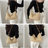 NEW NUXMAW Summer Woven Purses for Women, Straw Purses and Handbags, Women's Straw Shoulder Bags, Spring Crochet Purse, Black Handle