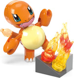 NEW MEGA Pokémon Building Toys Set Charmander’s Fire-Type Spin with 81 Pieces, 1 Poseable Character and Motion, for Kids
