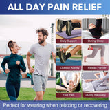 NEW ABIRAM Ankle Brace for Women & Men, Ankle Compression Sleeve, Foot Sleeve with Wrap, Ankle Support, Foot Brace for Sprained Foot & Arch, Plantar Fasciitis Relief Socks, Achilles Tendonitis, Black, Pair, Sz S