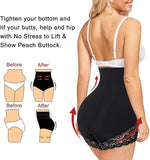 NEW Irisnaya Waist Trainer for Women Butt Lifter Shapewear Tummy Control Panty High Waist Body Shaper Shorts Slimming Girdle Black, Sz L