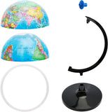 NEW EXERZ 12" (30cm) World Globe Political Map - English - Large Educational Geographic School Globe - 30cm Diameter - Retails $64+