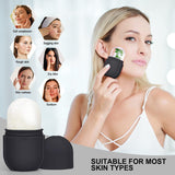 NEW Souline Essentials Ice Facial Contour Cube - Upgraded Ice Facial Roller Massage Shrink Pore Skin Care Reusable Ice Stick Remove Dark Circle Face Tool Sphere for Brighten Lubricate Fine Lines
