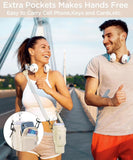 NEW Water Bottle Carrier Bag with Phone Pocket for Stanley 40/30 oz Tumbler Neoprene Water Bottle Holder Pouch with Adjustable Strap Bollus with Straw Cover & Carabiner for Stanley Cup Accessories, Cream