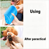 NEW Dog Paw Cleaner, Dog Paw Cleaner Cup, Portable Silicone Pet Cleaning Brush Foot Cleaner, For Dog Paw Cleaning, Easy To Get out Mud On Dog Paws, Universal Foot Cleaner For Cats And Dogs, Make Your Pets Cleaner, Dogs owner gift, pet gift (Medium)