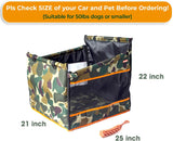 NEW DONANT Premium Dog Car Seat - Secure & Comfortable for Medium & Large Dogs, Cat-Friendly with Harness & Rope Toys, Easy to Install, Machine Washable