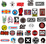 NEW Rock Music Band Stickers, 100 Pcs Vinyl Waterproof Decals Fashion Hip-Hop Decals Graffiti Stickers for Teens Adults Laptop Water Bottle Motorcycle Bicycle Skateboard Luggage Y4-YGTZ (Music)