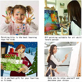 NEW Tucocoo Black Cat Paint by Numbers Kits 16x20 inch Canvas, Abstract DIY Oil Painting for Adults with Brushes and Acrylic Pigment, Cute Animal Kitten Picture for Home Decor Gifts (Without Frame)