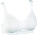 NEW JUST MY SIZE womens Active Lifestyle Wirefree Bra, White, Sz 48DD