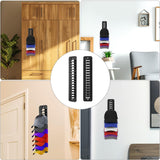NEW BOXOB 2pcs Hat Rack for Wall, Plastic Hat Organizer for Baseball Caps Adhesive Hat Hook Baseball Cap Organizer Hat Hanger Holder Hat Storage Display Rack for Wall Door Closet (Black)