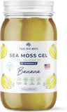 NEW Retails $45+, TrueSeaMoss Sea Moss Gel - Alternative Form of Sea Moss - Banana Irish Sea Moss Gel - Sea Moss Gel Organic Raw - Made in the USA - Banana Sea Moss Gel 473 ml (16 Fl Oz), BB: 11/23/25