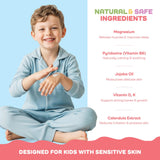 NEW Magnesium Lotion for Kids & Babies Sleep – Unscented Bedtime Body Cream with Natural Ingredients for Sensitive Skin – Topical Magnesium, Multi Vitamins Moisturizer for Relaxation, Soothing Relief