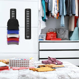 NEW BOXOB 2pcs Hat Rack for Wall, Plastic Hat Organizer for Baseball Caps Adhesive Hat Hook Baseball Cap Organizer Hat Hanger Holder Hat Storage Display Rack for Wall Door Closet (Black)