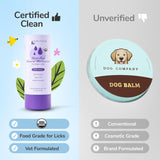 NEW kin+kind Nose & Paw Balm Stick for Dogs & Cats, USDA Certified Organic, Natural Moisturizer with Coconut Oil & Shea Butter, Lick-Safe, 50g, BB: 12/26