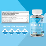 NEW SUKU Vitamins - Hair, Skin and Nails Multivitamin Gummies, Sugar Free, Keto, 2500mcg Biotin, Collagen, Silicon, Natural Gummy Vitamins for Healthy Skin and Hair Growth for Women and Men (60 Count) - Exp. Nov 2025