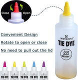 NEW WINSONS Tie Dye Kit, 5 Colours Non Toxic Permanent Fabric Dye Art Set for Kids Women for Homemade Party Creative Group Activities DIY Gift