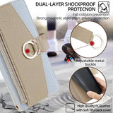 NEW Case Bag for iPhone 15 Pro Max Wallet Crossbody Bag iPhone 15 Pro Max with Card Holder Zipper Leather Purse Cover