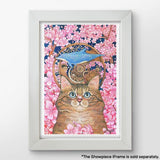 NEW Pintoo Jigsaw Puzzles 600 Piece for Adults - Cotton Lion - The Whimsical World of Sakura Cat Beautiful Plastic Puzzle for Home Decor Zero Dust Easy Storage