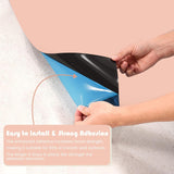 NEW Retails $80, Magnetic Wall Decal Arch: 31" x 39" Magnetic Chalk Board Sticker -for Kids & Playroom (Taupe Pink）