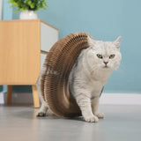 NEW Cat Toy Ball Track - Foldable Cat Scratch Board with Ball Kitty Scratching Post, Cat Accordion Toy, Cat Ball Track Toy, Kitten Scratcher for Spins, Scratches, Pounces