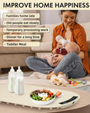 NEW Retails $90, PONPUR Food Warming Mat with 7 Adjustable Temperature, Food Warmer Mat, Electric Heating Tray for Buffet, 1 2 4 H Timing Function, Roll Up Hot Mat for Countertop, Parties, Family Meals