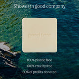 NEW Retails $20, Good Time Hydrating Conditioner Bar -  Equivalent to 3 bottles of liquid conditioner- Lightweight Conditioning with Bergamot, Tangerine & Juniper Berry - Sustainably Crafted, Plastic Free - Sulfate, Silicone, Paraben Free