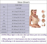 New Women Comfort Wireless Lace Lift Bra Classic Front Cross Side Buckle Yoga Sports Lace Bra, Beige, Sz XL