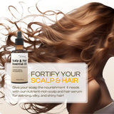 NEW Sealed, Hair Growth Oil for Hair & Scalp Care: Rosemary Castor Blend Enhances Thickness, Daily Nourishment for Men & Women, BB: 04/28