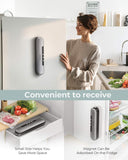 NEW MCJOY Vacuum Sealer Machine, Automatic Food Sealer Operation Vacuum Air Sealing for Food Preservation System/Portable Design/Starter Kit/Led Indicator Lights/Easy to Clean (Gray)