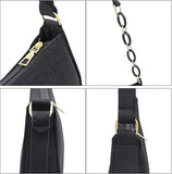 NEW Fashion Felt Crocodile Pattern Underarm Bag for Women Tote Shoulder Bag Clutch Handbag with Chain Strap