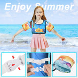 NEW kacai Toddler Swim Vest, Swim Vest for Kids 20-66 Pounds, Floaties for Kids 2-7, Kids Swim Vest with Adjustable Safety Strap, Kids Floaties for Pool