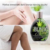 NEW Retails $40, Millenium Tanning Paint It Black Hemp Bronzer Indoor Lotion, 400 milliliter