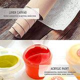 NEW Tucocoo Black Cat Paint by Numbers Kits 16x20 inch Canvas, Abstract DIY Oil Painting for Adults with Brushes and Acrylic Pigment, Cute Animal Kitten Picture for Home Decor Gifts (Without Frame)