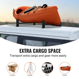 NEW VEVOR Roof Ladder Rack, 2 Bars Alloy Steel Roof Racks, 500 LBS Capacity Rain-Gutter Roof Rack, Adjustable Length 35.8"-52.4", Highly compatible to most vehicles, Retails $139