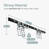 NEW Retails $150+, Borgen Bike Wall Mount For 4 Bikes - Bike Rack Garage - Expandable Bike Storage Solution