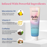 NEW SILKDERMIS B Flat Belly Firming Cream - Skin Tightening & Cellulite Cream for Stomach, Thighs & Butt, Moisturizing Firming Lotion with Powerful Natural Ingredients , 120 ML, BB: 01/28
