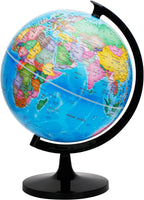 NEW EXERZ 12" (30cm) World Globe Political Map - English - Large Educational Geographic School Globe - 30cm Diameter - Retails $64+