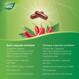 NEW Sealed Nature's Way Cayenne Pepper 40,000 HU, 450 mg per serving, 100 Vegetarian Capsules