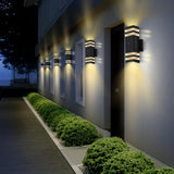 NEW Retails $100, 4 Pack Outdoor Wall Sconce, 3000K Warm White Dusk to Dawn Light Fixture - IP65 Waterproof Aluminum Exterior Lighting for Porch, Garage, Patio (Bulbs Included), 13.5 Inches Tall