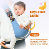 NEW Green Baby Sling Carrier, 2025 New Baby Carrier, Adjustable Baby Sling, Anti-Slip Hip Seat Portable Toddler Carrier, Carrying 10-30 lbs, Sling is GREEN