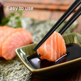 NEW 5 Pairs Fiberglass Chopsticks,Reusable Chopsticks, Japanese Chopsticks 9 Inches Chinese Japanese Chop Sticks Dishwasher Safe Non-Slip Chopstick Set with Case