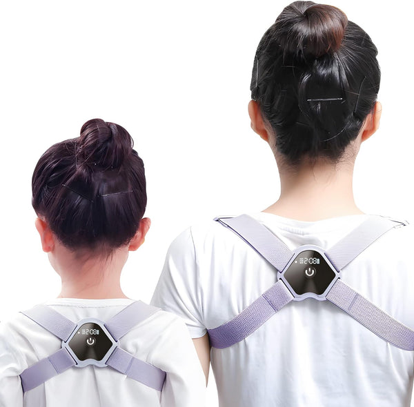 NEW WGL&HJ Intelligent Inductive Posture Corrector for Men, Women, Kids, Adjustable high elastic Back Straightener Upright Scoliosis and Hunchback Posture Corrector, 26-54 Inches