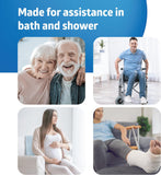 NEW Medline Shower Chair Bath Seat with Padded Armrests and Back, Great for Bathtubs, Supports up to 350 lbs, Retails $94