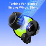 NEW Astronaut Portable Handheld Fan Mini Small Personal Neck Fan USB Rechargeable 3 Speed for Kids Adults, 360° Rotating Air Vent